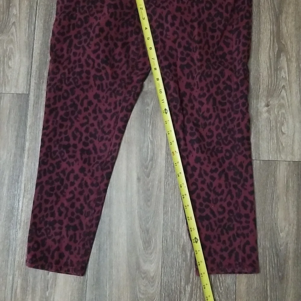 Social Standard by Sanctuary Leopard Ankle Skinny Size 14 - Picture 7 of 8